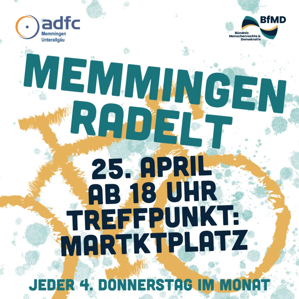 Einladung zu Memmingen Radelt am 25. April 2024