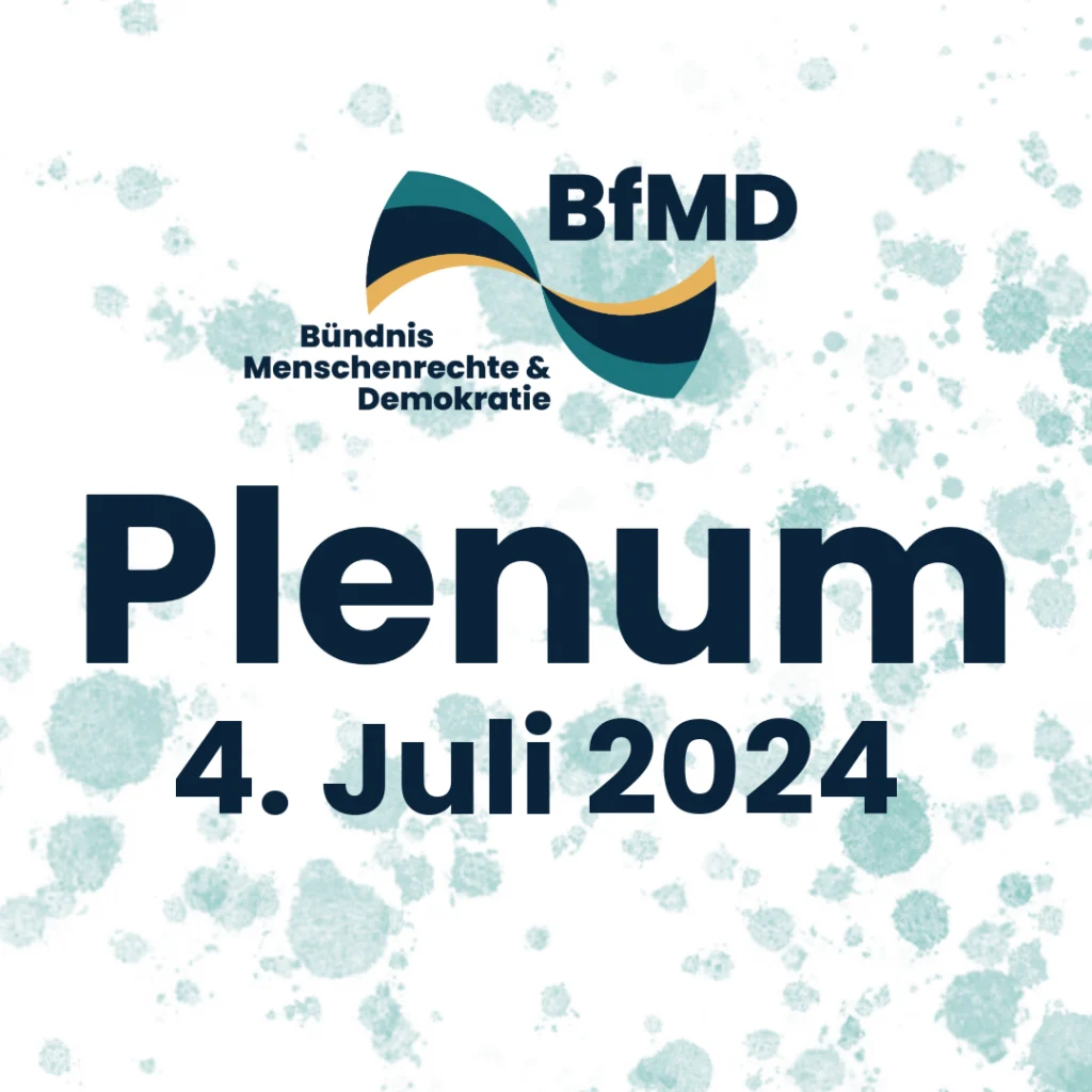 Hier findest du Informationen zum Plenum vom 4. Juli 2024