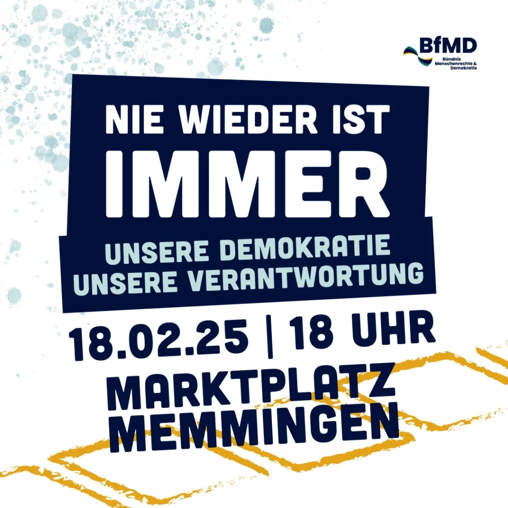 Nie wieder ist immer - Demonstration am 18.02.2025