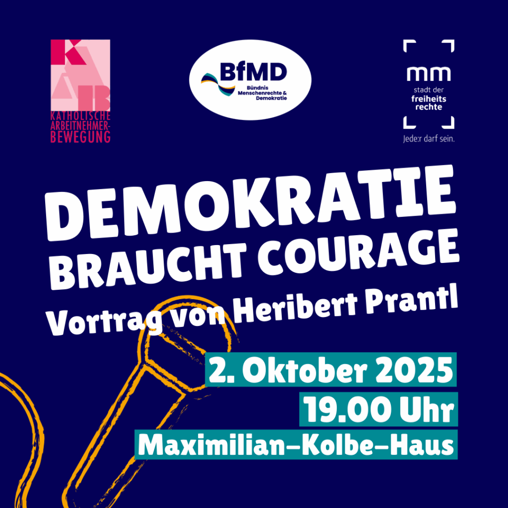 „Demokratie braucht Courage“ – Heribert Prantl