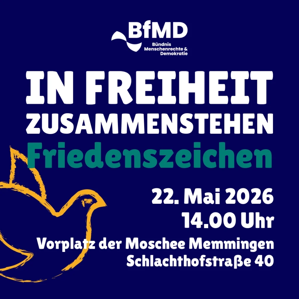 Veranstaltung in Freiheit zusammenstehen | Friedenszeichen